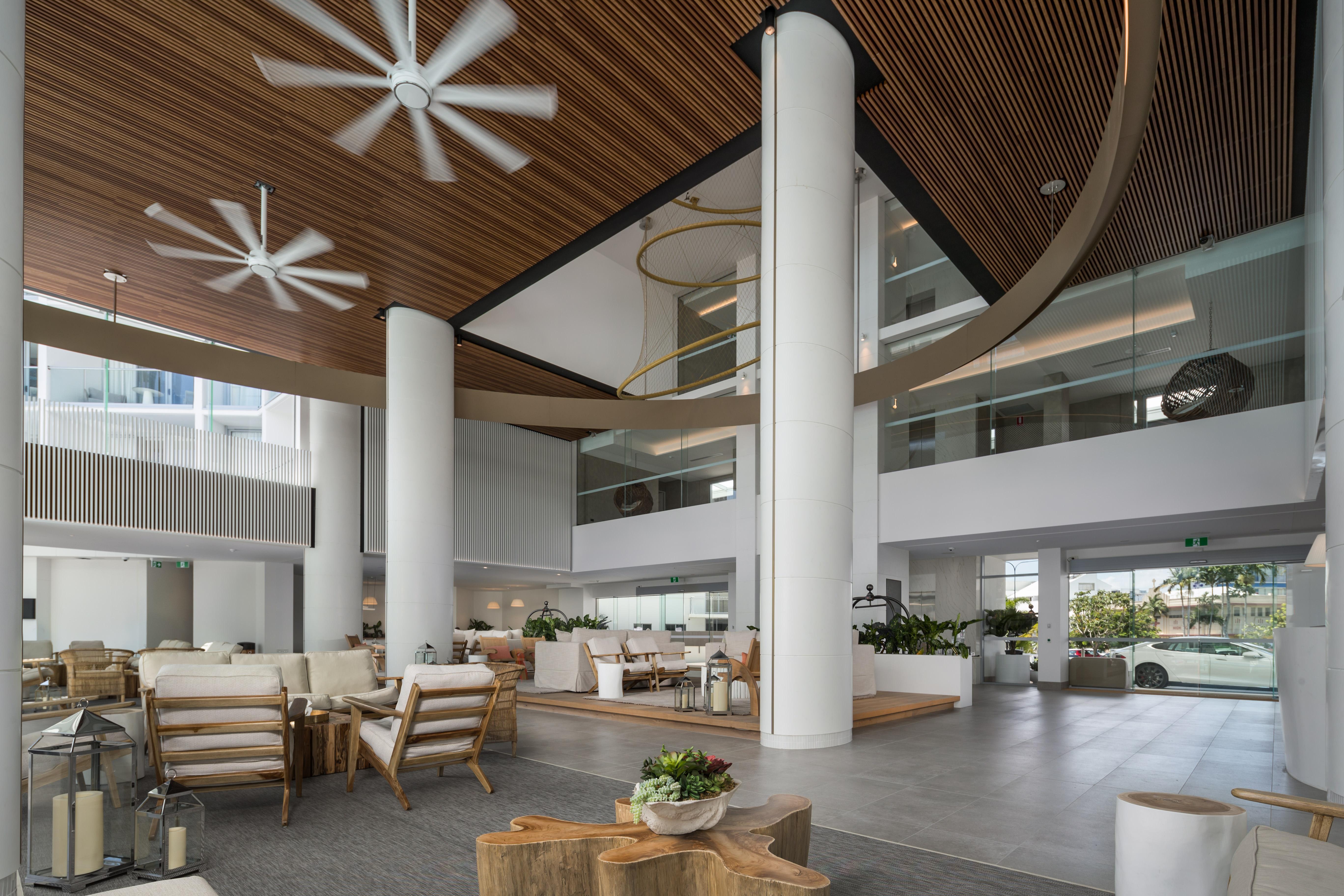 Crystalbrook Riley Hotel Cairns Exterior foto The lobby of the new hospital